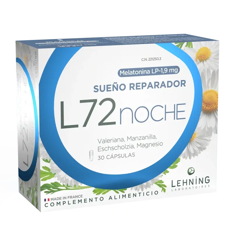 Suplemento Alimentar Lehning L72 Night, 30 Cápsulas