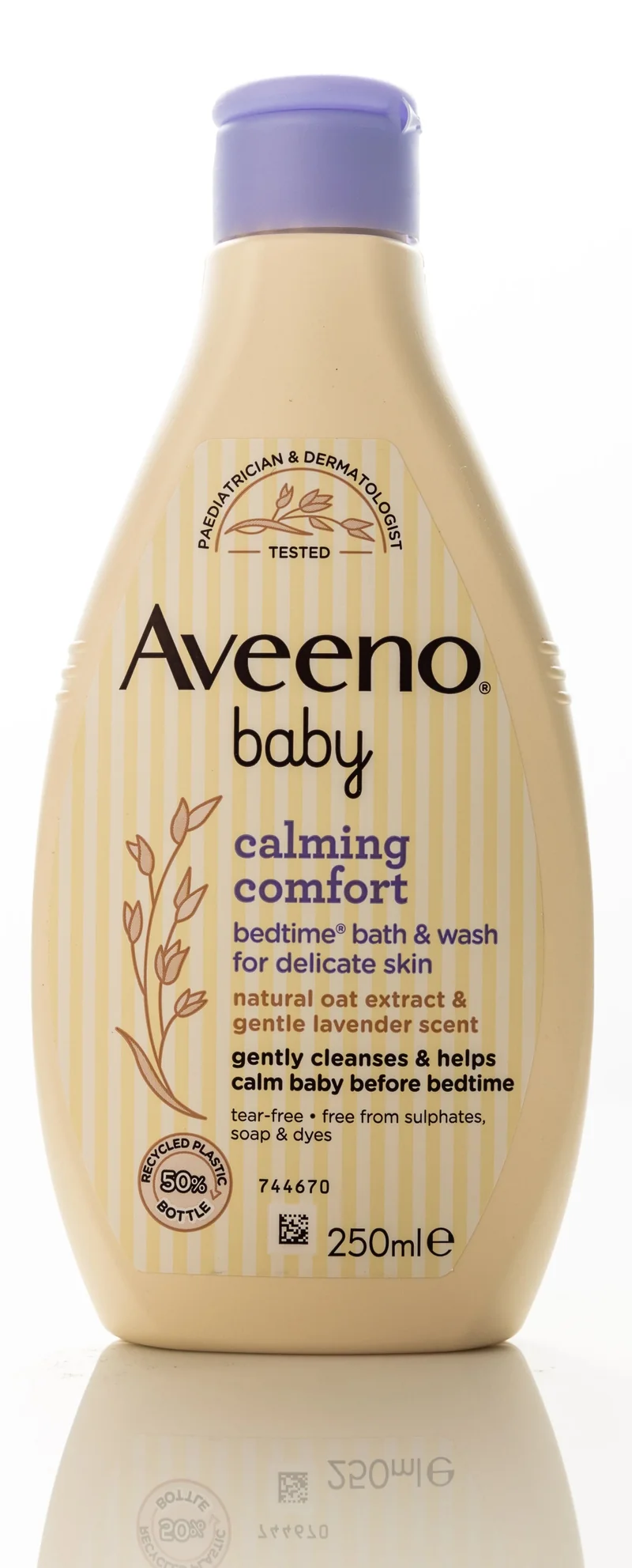 Aveeno Baby Calming Comfort Bedtime Bath And Wash 250 Ml