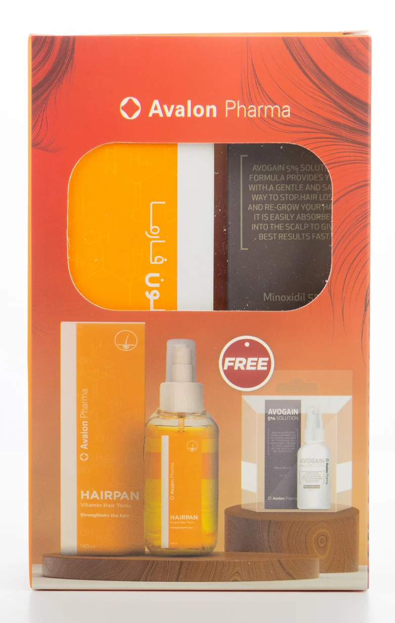 Avalon Hairpan Spray+Avalon Avogain 5% Solution 50Ml Offer Pack