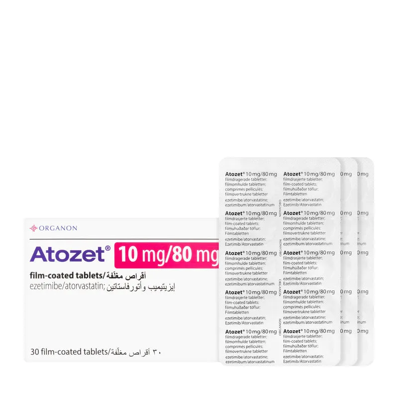 Atozet 10/80Mg 30 Tablets