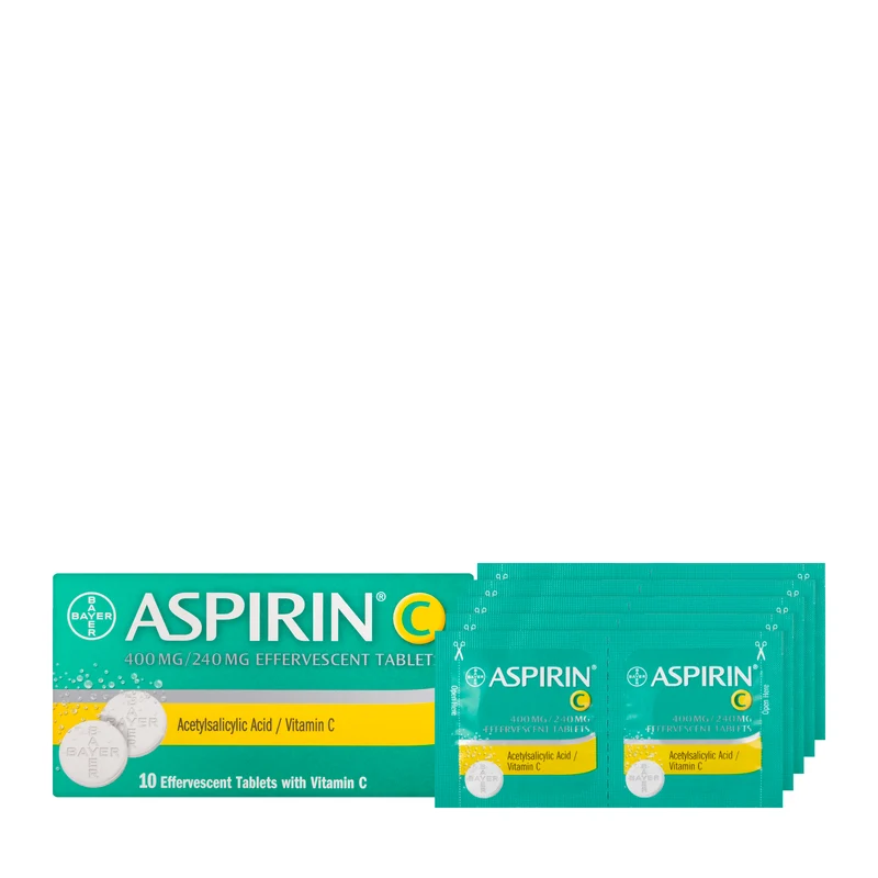Aspirin C Effervescent 10 Tablets