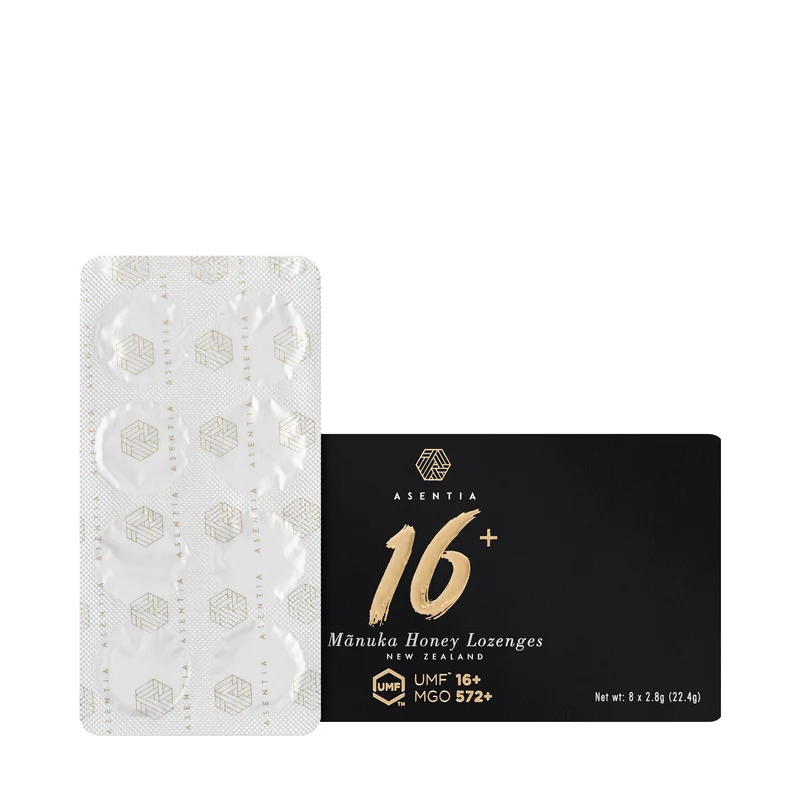 Asentia Manuka 16+ UMF Lozenges 8 Pieces