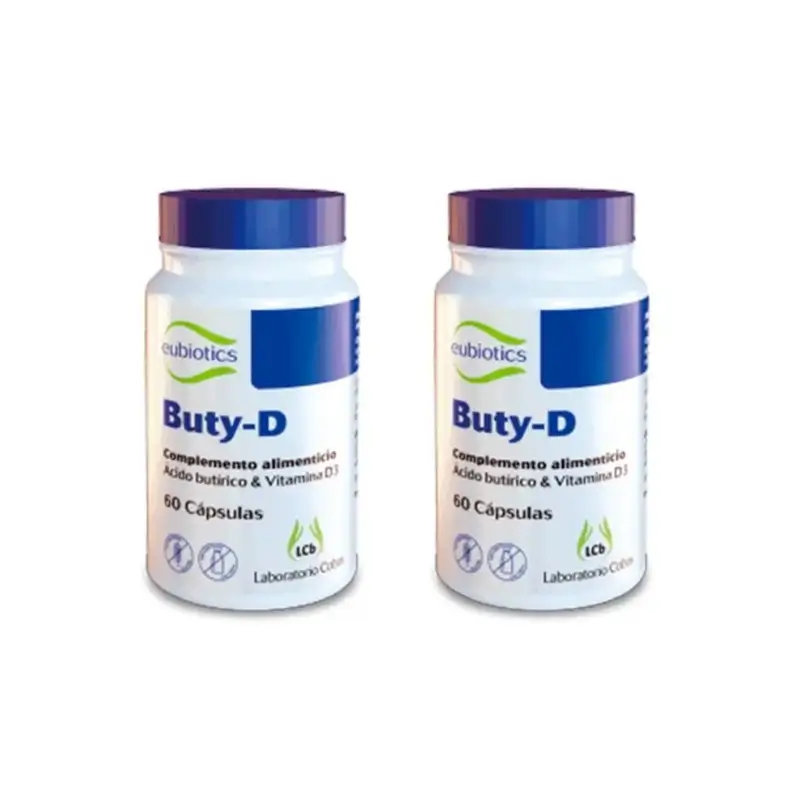 Eubiotics Buty-D, 2 x 60 cápsulas