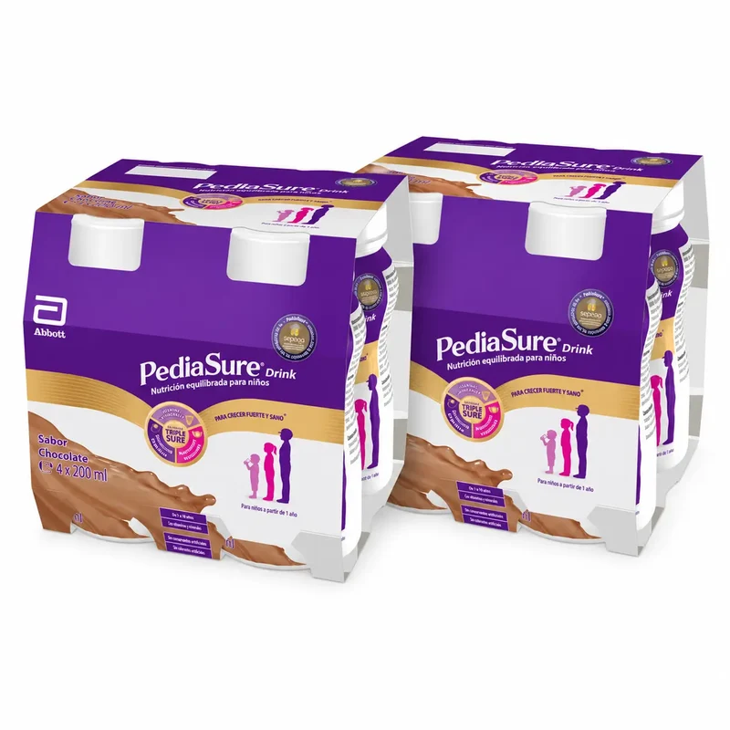 Pediasure Drink Chocolate Children, 4 Bottles x 220 ml Pack 2
