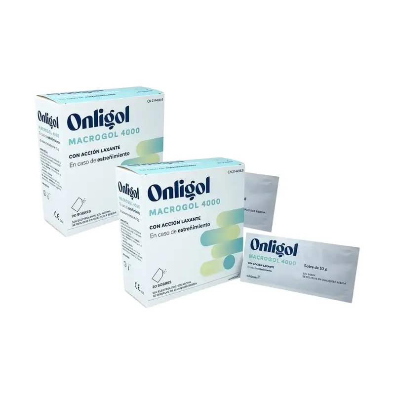 Onligol 20 saquetas de 10 g, embalagem de 2