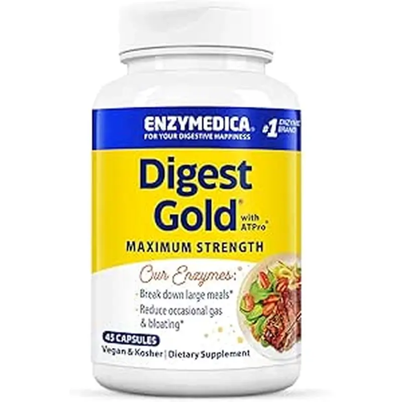 Enzymedica Digest Gold com Atpro 45 cápsulas