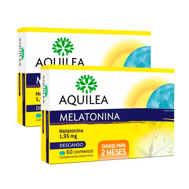 Aquilea Melatonina 1,95 mg, Embalagem 2 x 60 Comprimidos