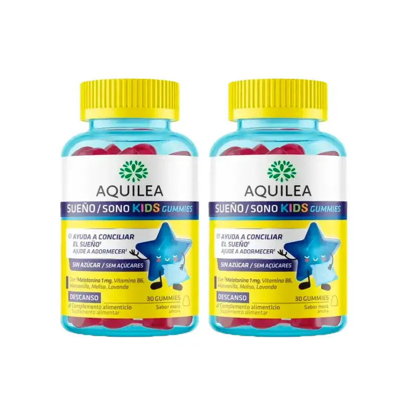 Aquilea Sleep Kids, embalagem de 2 x 30 gomas