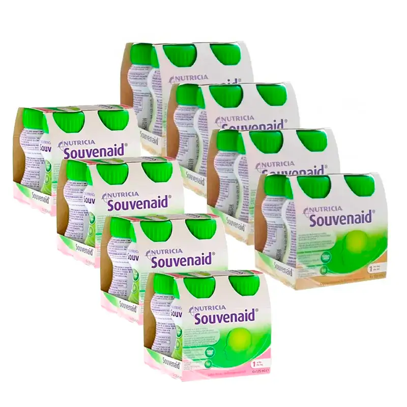 Nutricia Souvenaid Smoothies Strawberry & Cappuccino Flavour, 16 units x flavour