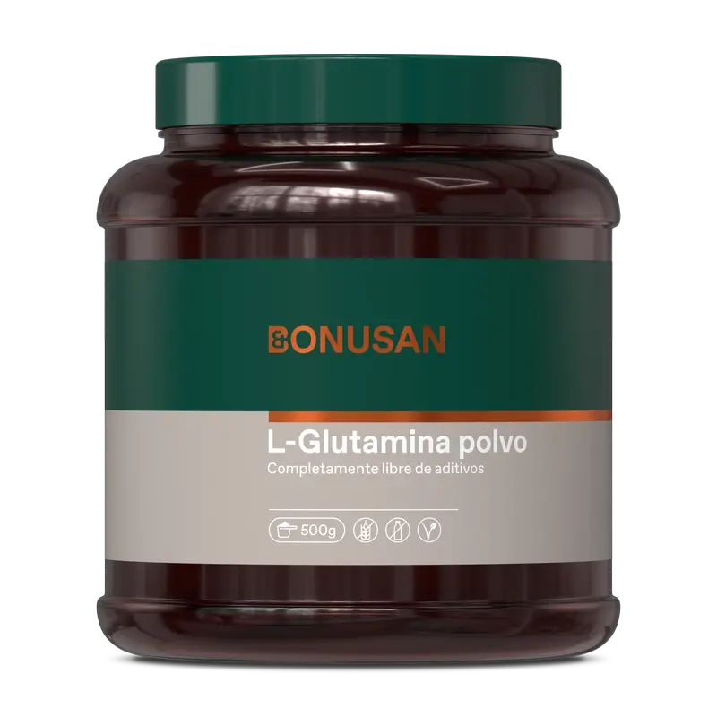 Bonusan L-Glutamine Powder, 500 gramas de pó