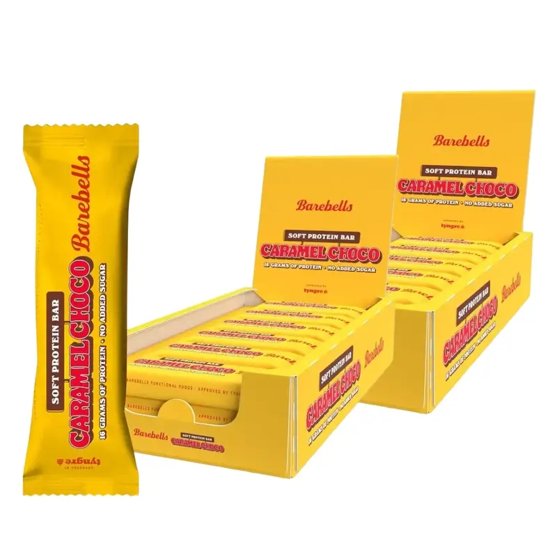 Barebells Pack Soft Caramel Choco, 24 unidades X 55 gramas