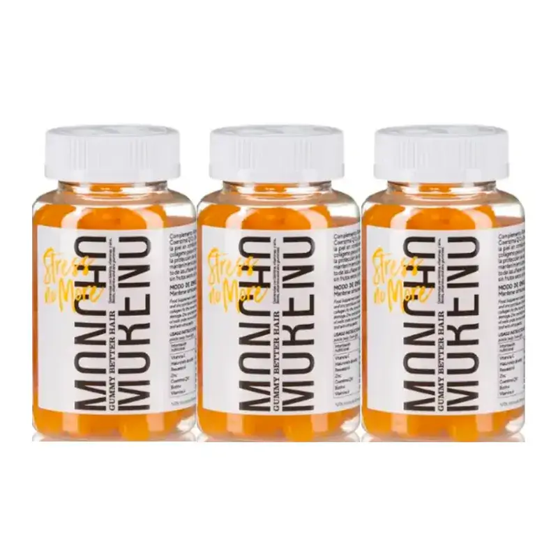 Moncho Moreno Gummy Stress No More, Pack 3 x 60 units