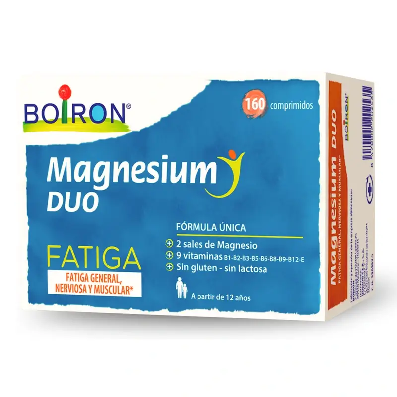 Boiron Magnésio Duo Fadiga, 160 Comprimidos