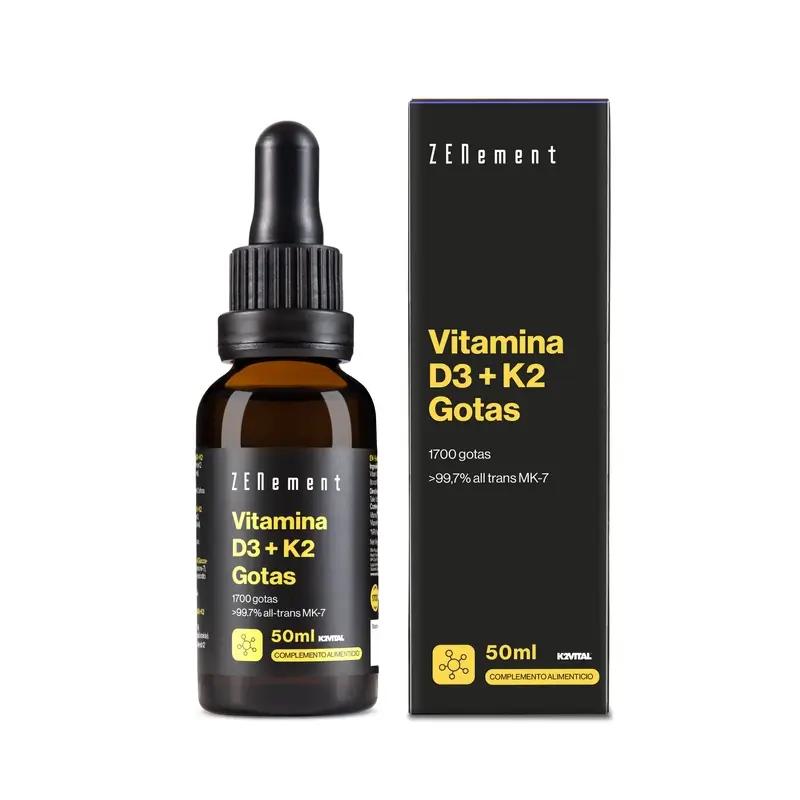Zenement Vitamin D3 + K2 Drops, 50 ml