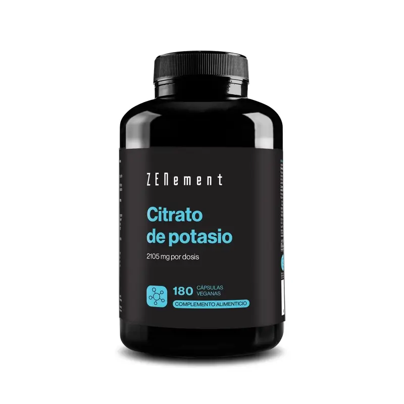 Zenement Potassium Citrate 2105 Mg, 180 vegan capsules