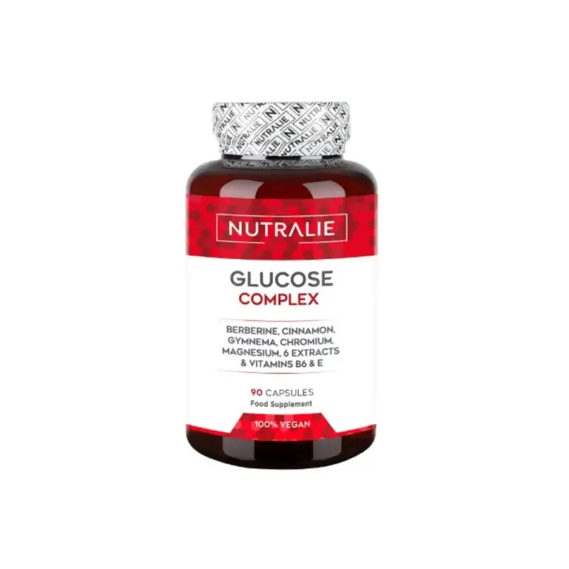Nutralie Glucose Complex With Berberine + Chromium + Cinnamon , 90 capsules