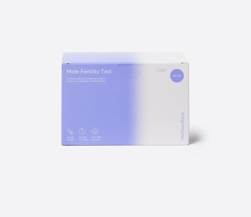 NewFoundLand Male Fertility Test Kit 1pk