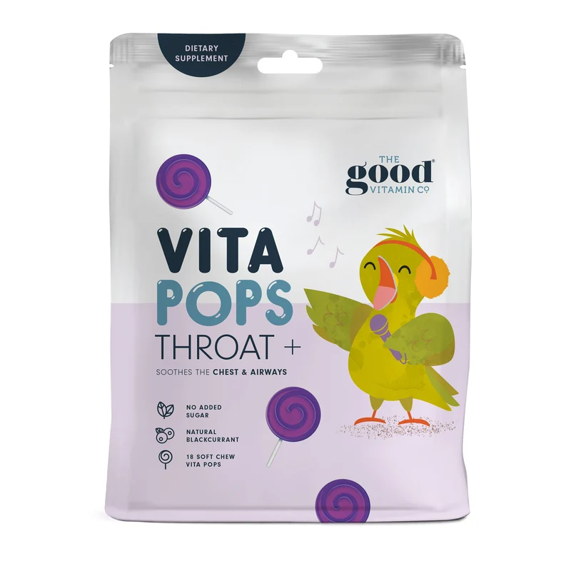 The Good Vitamin Company Vita Pops Throat + 18s