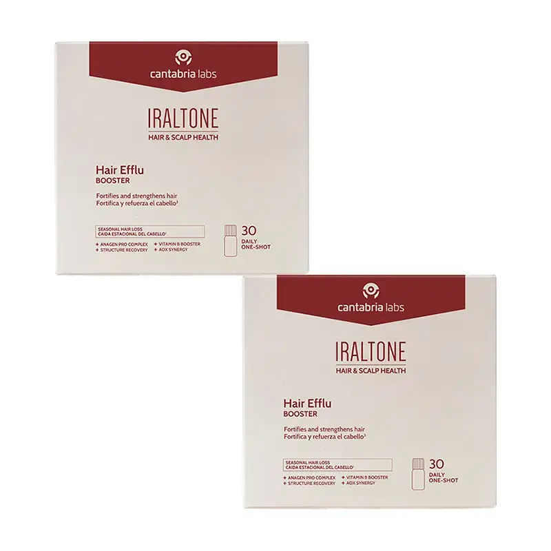 Iraltone Capillary Efflu Booster, Pack 2 , 60X15Ml
