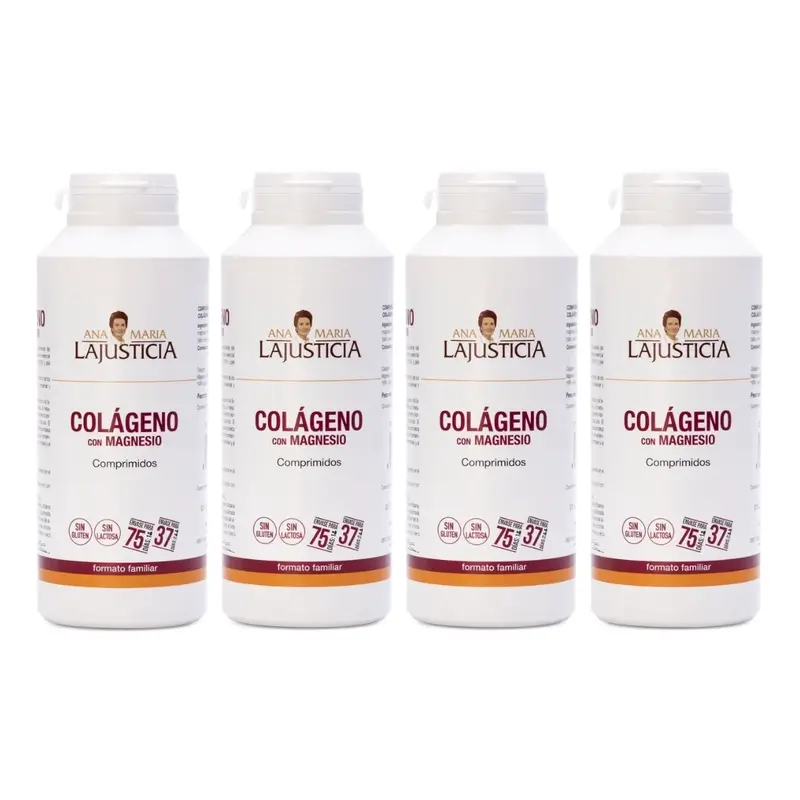 Ana Maria Lajusticia Collagen with Magnesium, Pack 4 x 450 tablets