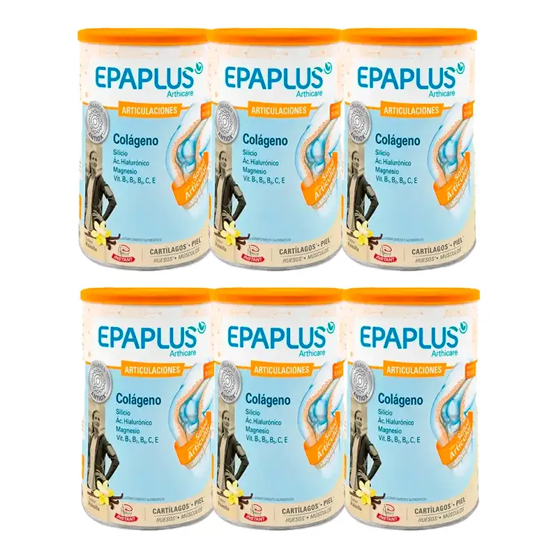 Epaplus Arthicare Collagen Vanilla Flavour, Pack 6 x 328 grams