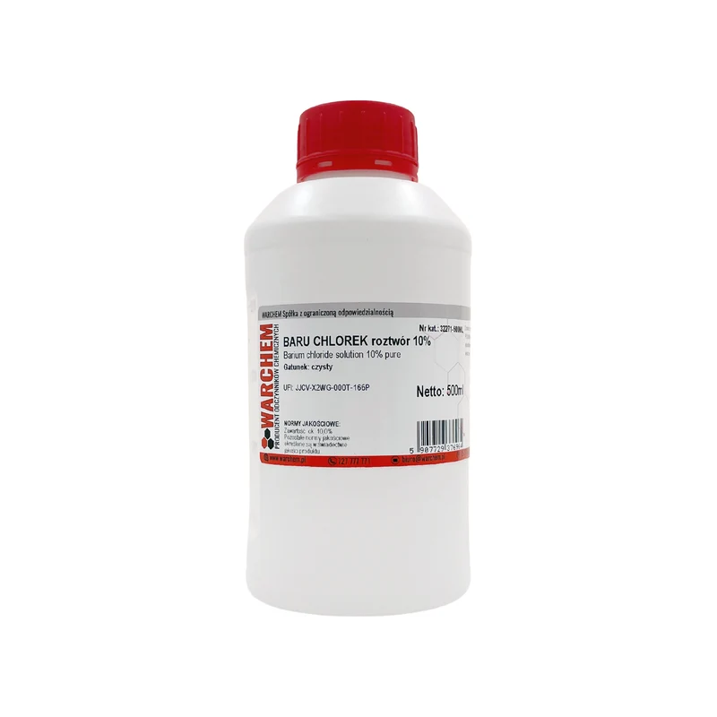 BARIUM CHLORIDE 10% Lösung - rein 500ml WARCHEM