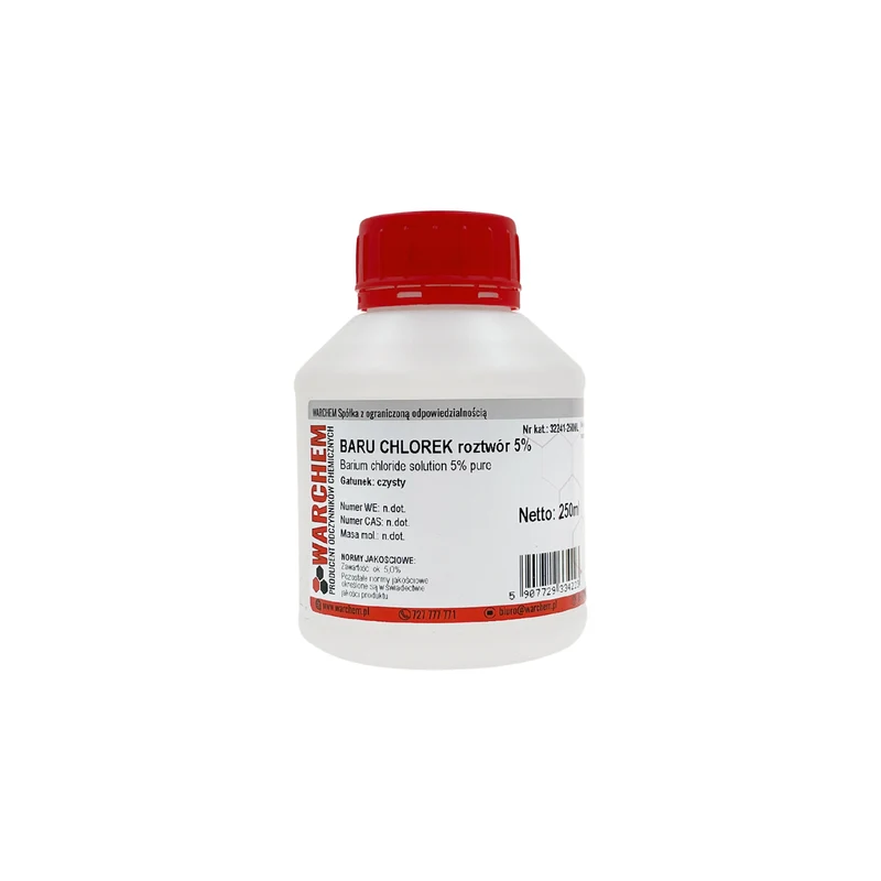 BARIUM CHLORIDE Lösung 5% - rein 250ml WARCHEM