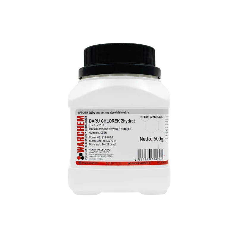 BARIUMCHLORID 2-hydrat - CZDA 500g WARCHEM