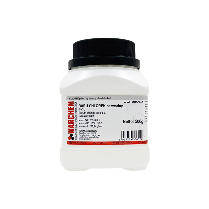 BARIUMCHLORID wasserfrei - CZDA 500g WARCHEM