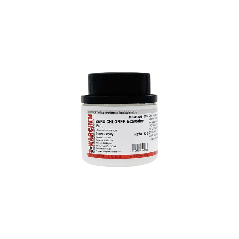 BARIUMCHLORID wasserfrei - rein 25g WARCHEM