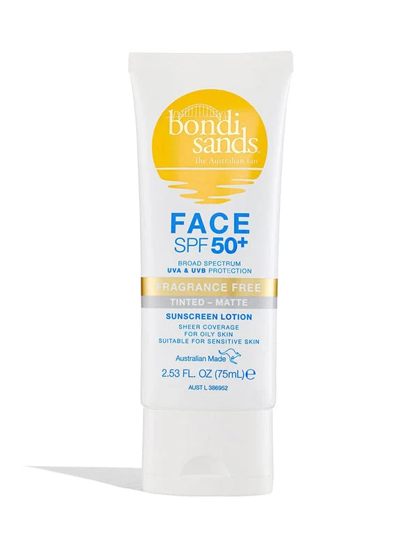 Bondi Sands Fragrance Free Matte Tinted Face Lotion SPF50
