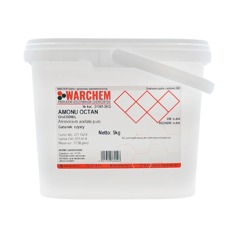 AMONIUM ACETATE - rein 5kg WARCHEM