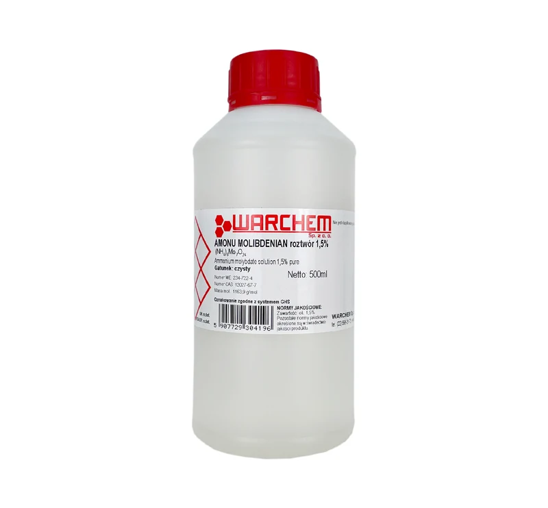 AMONIUM MOLIBDENATE Lösung 1,5% - rein 500ml WARCHEM