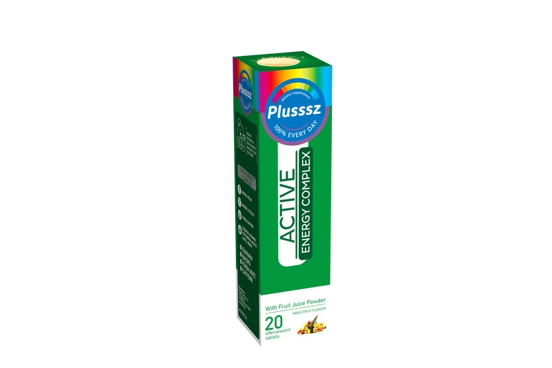 PLUSSSZ Active Energy Effervescent Tabs 20pk