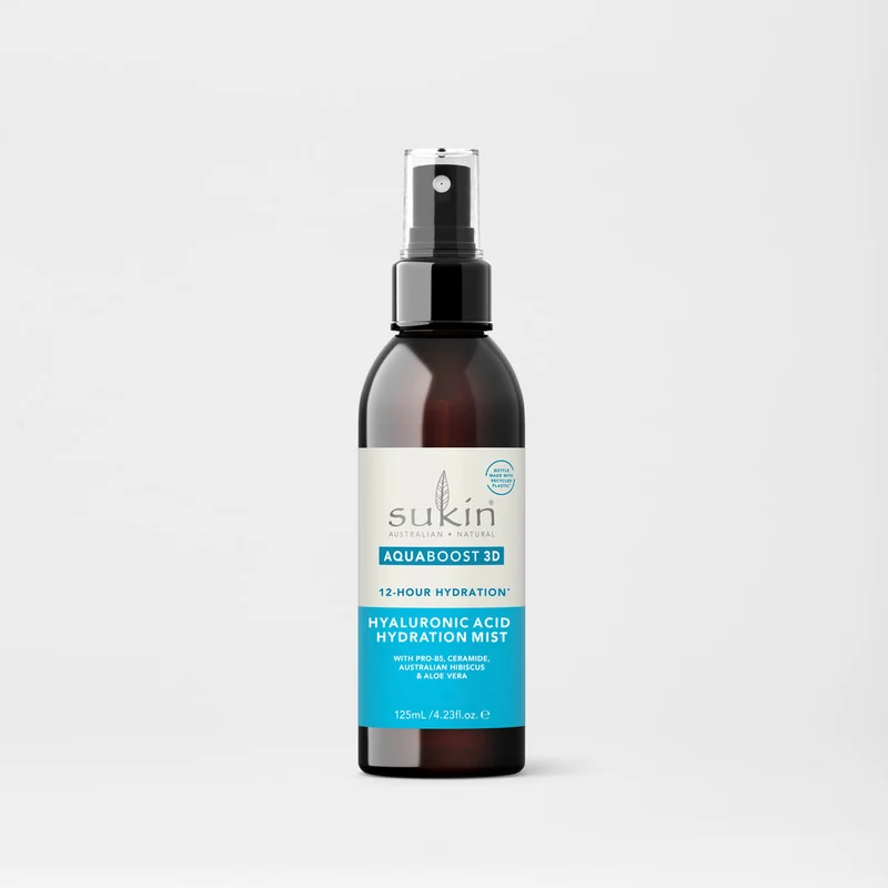 Sukin Aqua Boost 3D Hyaluronic Acid Hydration Mist 125ml