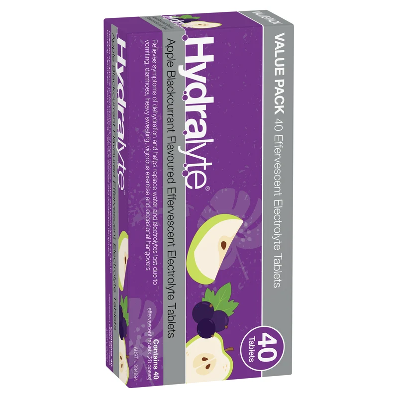 Hydralyte Eff. Tablets ABC 40s