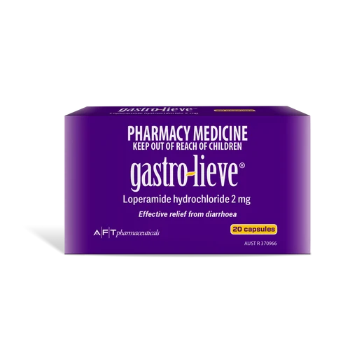 Gastro-Lieve Loperamide 2mg 20 Capsules