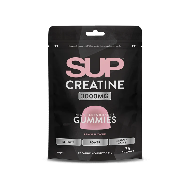 SUP Peach Creatine Gummies 35s