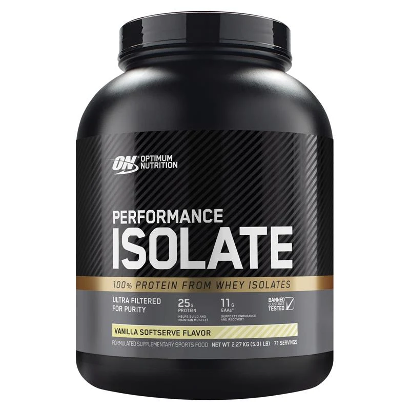 Optimum Nutrition Performance Isolate Vanilla Soft serve 2.27kg