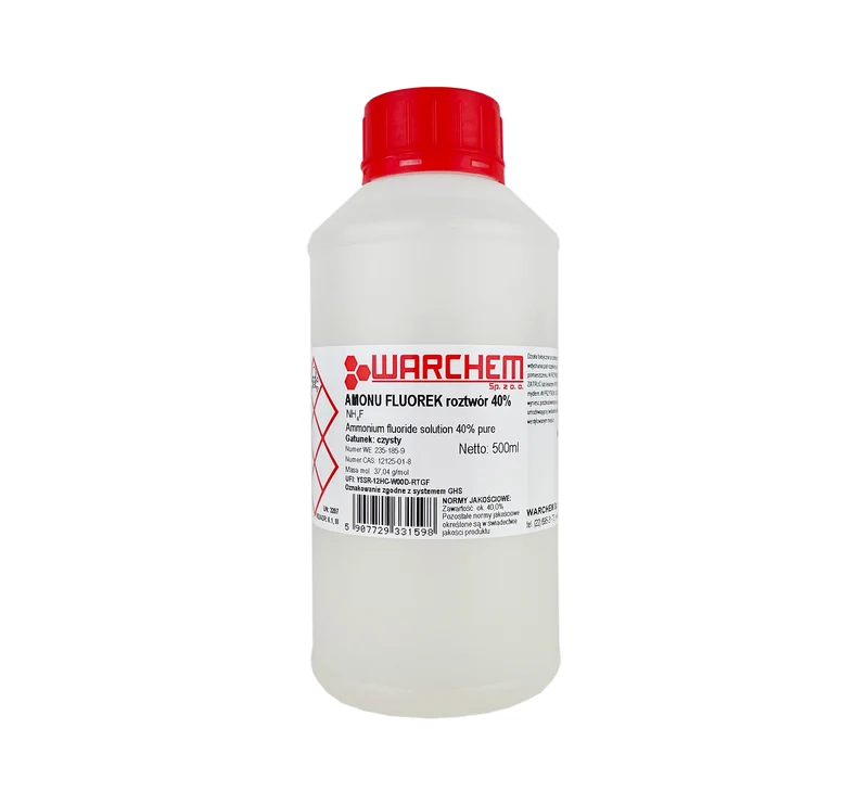 AMONIUM FLUORIDE Lösung 40% - rein 500ml WARCHEM