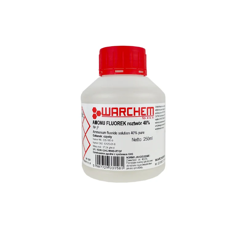 AMONIUM FLUORIDE Lösung 40% - rein 250ml WARCHEM