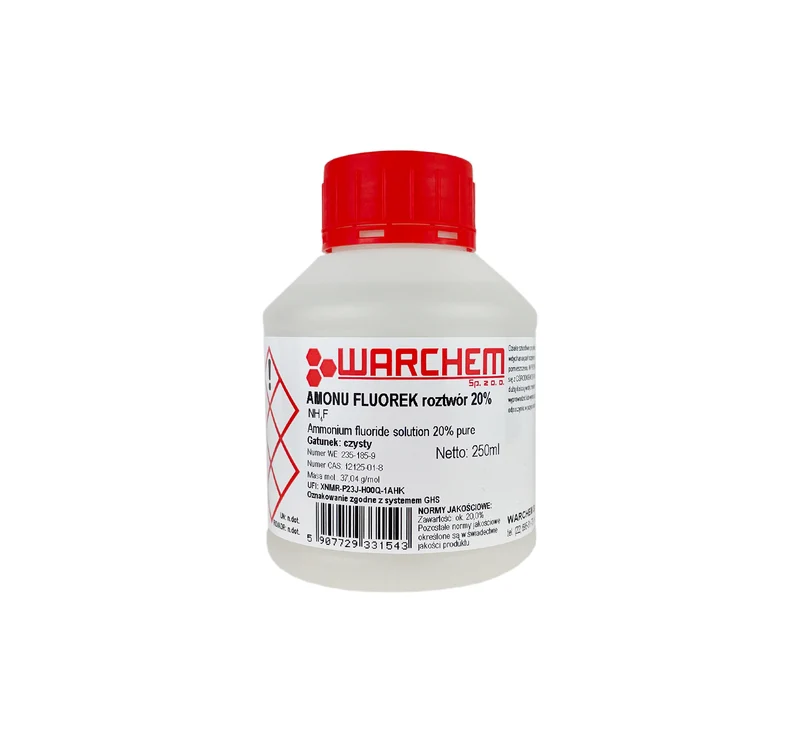 AMONIUM FLUORIDE Lösung 20% - rein 250ml WARCHEM
