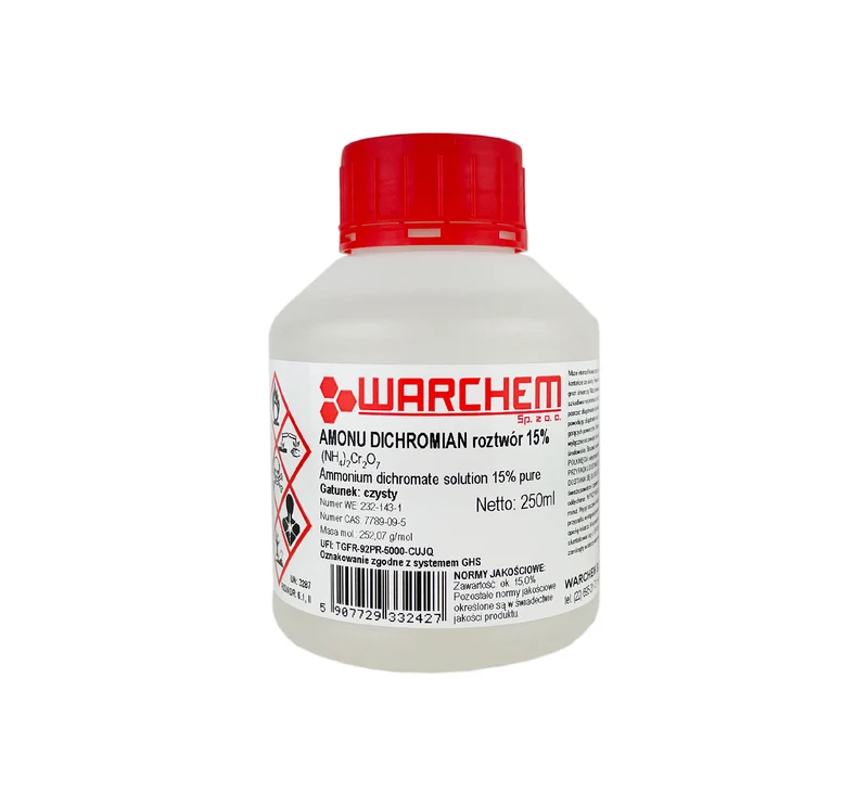 AMON DICHROMAT Lösung 15% - rein 250ml WARCHEM