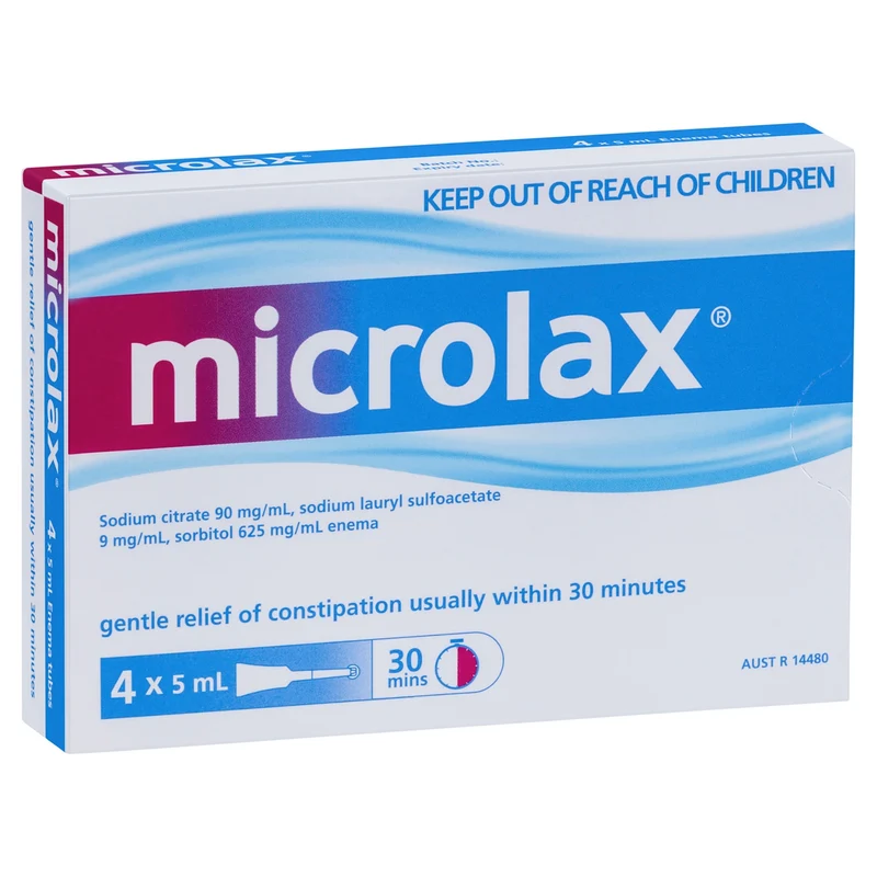 MICROLAX Micro enemas 4pk