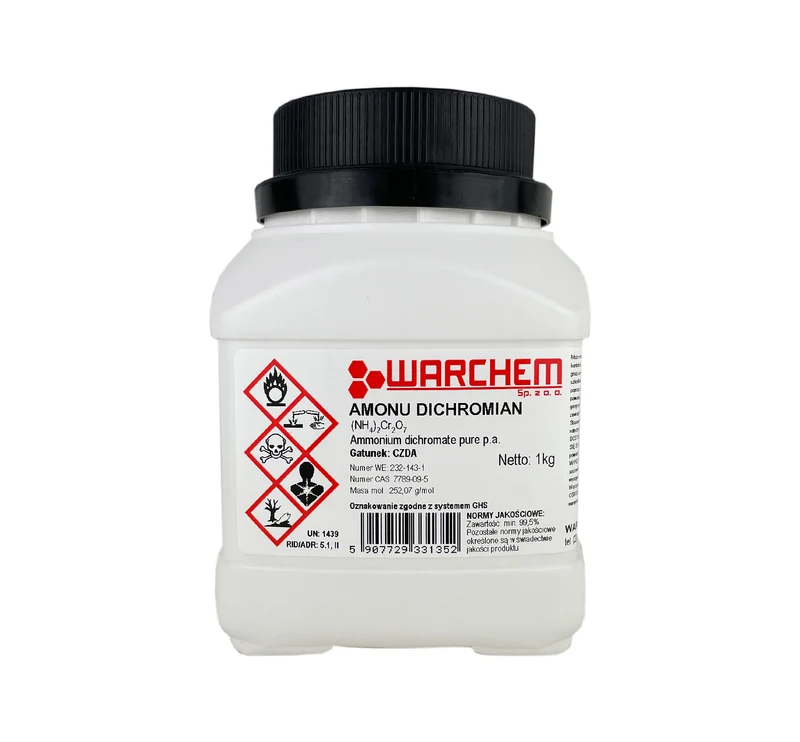 AMONIUM DICHROMAT - CZDA 1kg WARCHEM