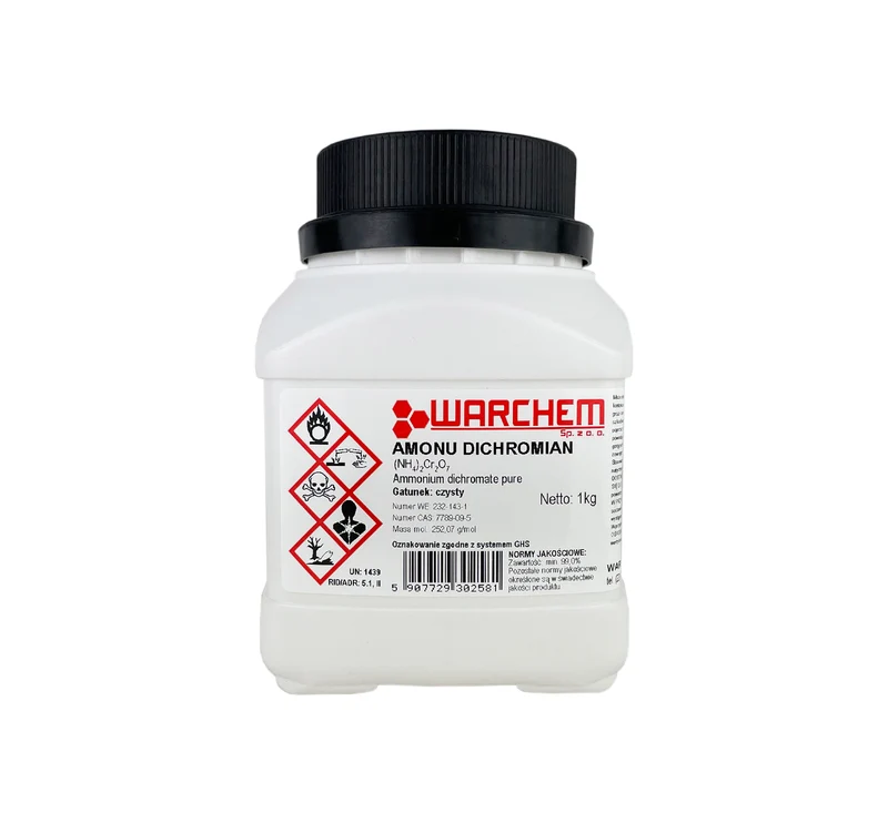 AMONIUM DICHROMAT - rein 1kg WARCHEM