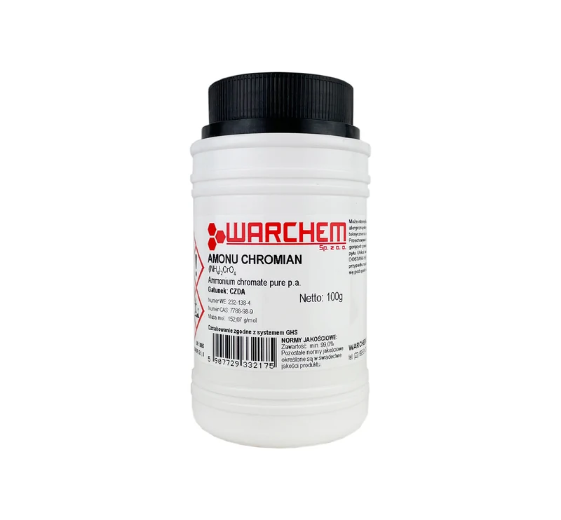 AMONIUM CHROMAT - CZDA 100g WARCHEM