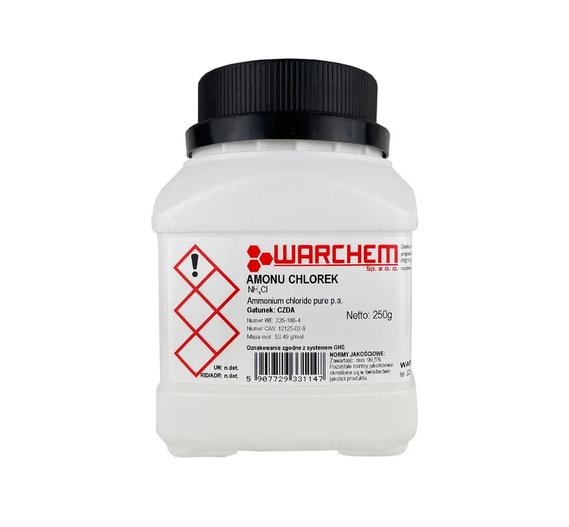 AMmonium CHLORID - CZDA 250g WARCHEM