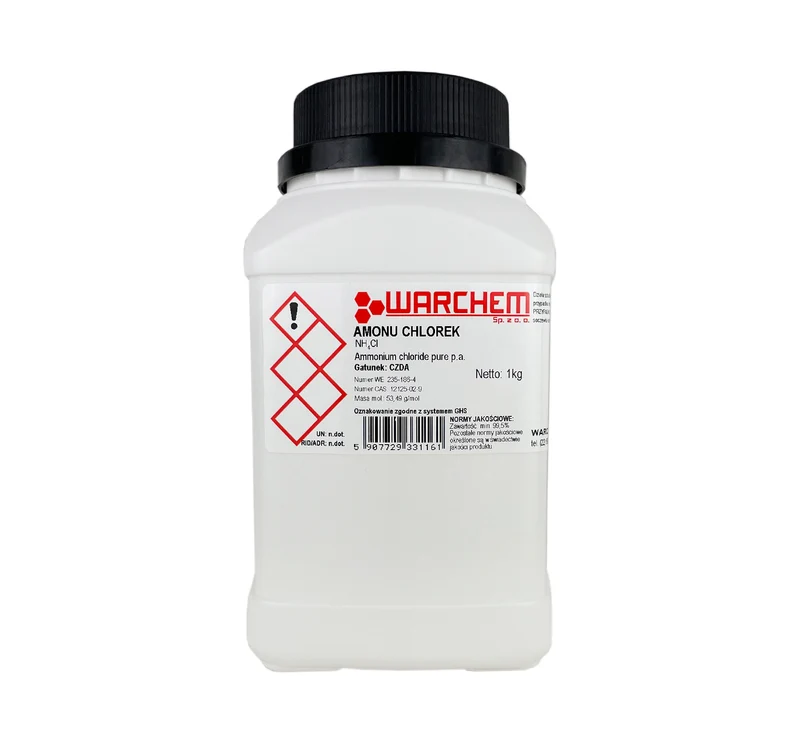 AMmonium CHLORID - CZDA 1kg WARCHEM