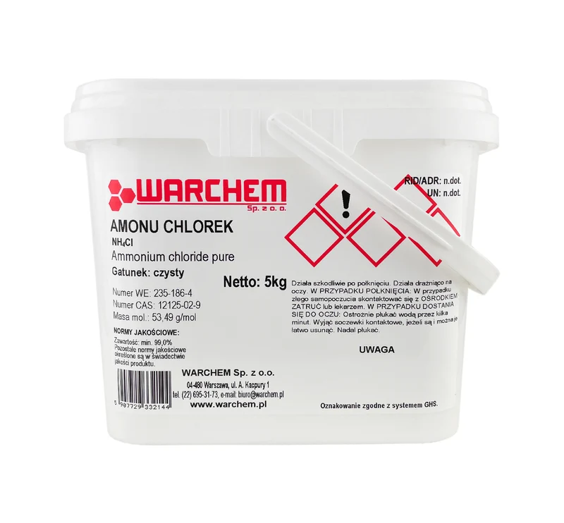 AMONIUM CHLORIDE - rein 5kg WARCHEM
